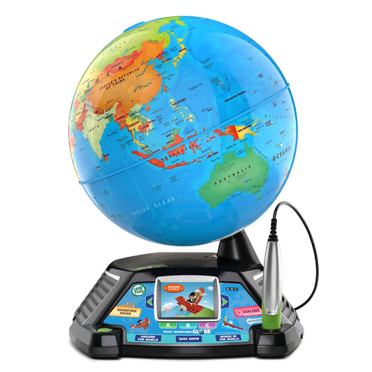 LeapFrog Magic Adventures Globe stand for hands on world exploration