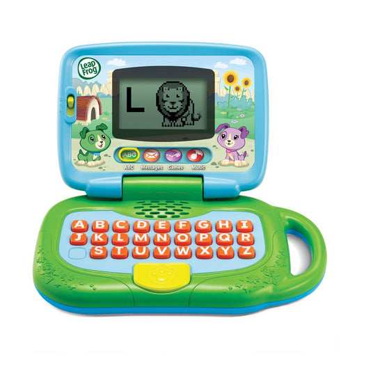 LeapFrog My Own Leaptop with large screen enhances pretend play and learning.