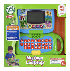 LeapFrog Leaptop spelling feature personalizes play by spelling your child’s name.
