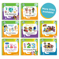 Reward stickers page in LeapFrog Read & Write 3D Activity Book featuring over 25 stickers.