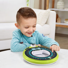 LeapFrog Sparky helps kids discover animals by clues or sounds on the ring.