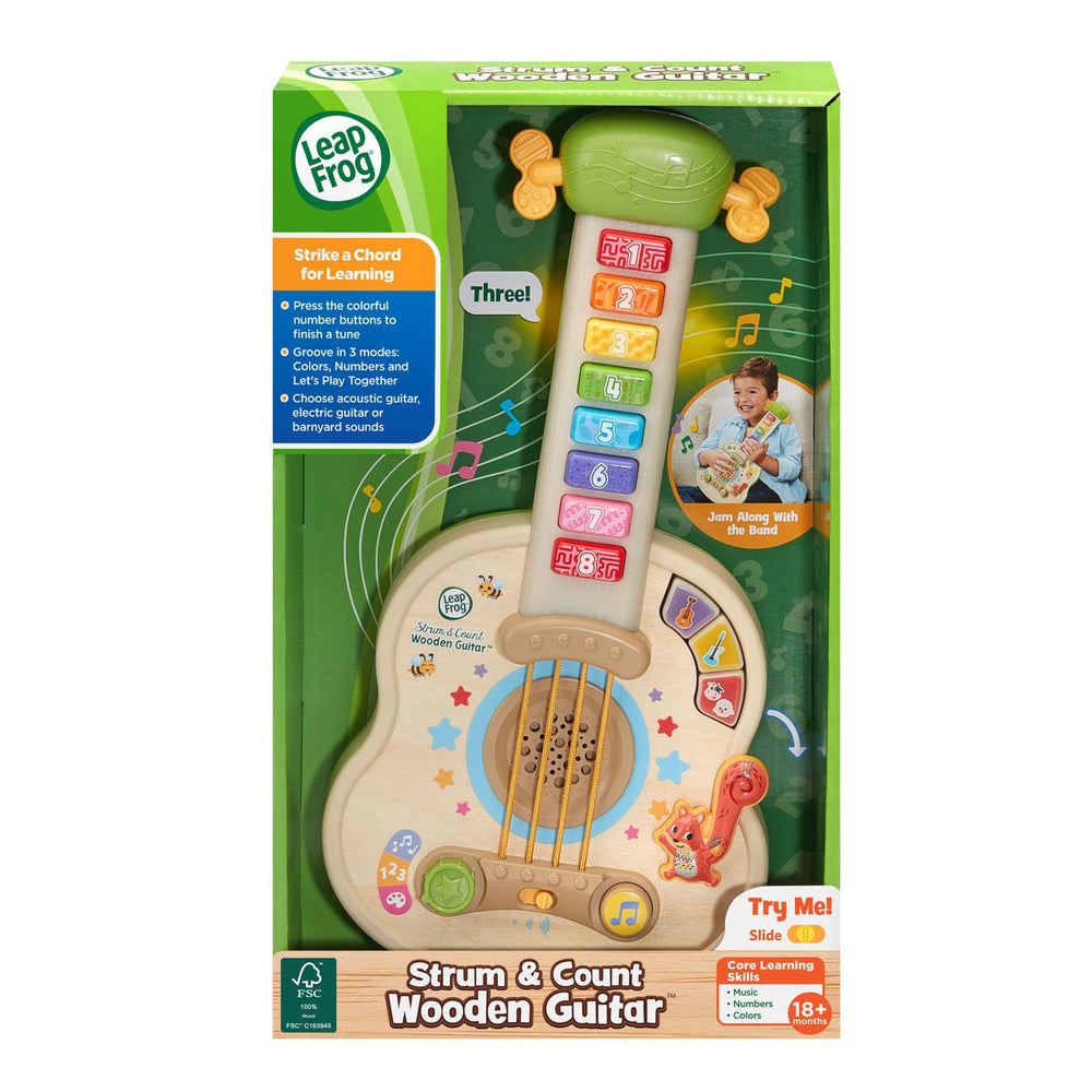 LeapFrog Strum and Count guitar barnyard sounds spark imaginative play