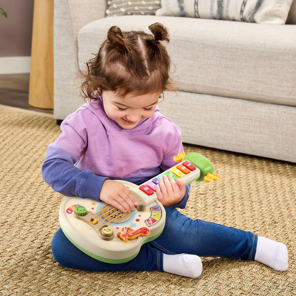 LeapFrog Strum and Count guitar squirrel tail triggers music and learning games