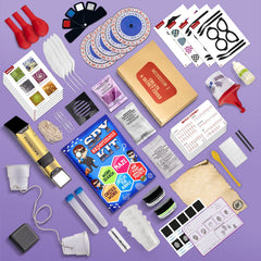 Learn & Climb Spy Kit 38-page activity book image featuring puzzles and word games.
