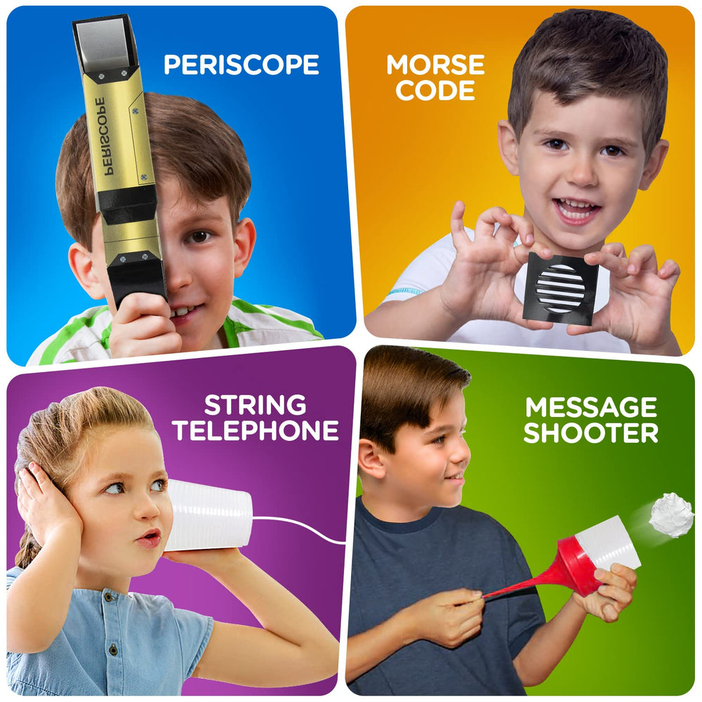 Learn & Climb Spy Kit mission steps image with clear, step-by-step instructions.