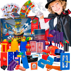 Learn & Climb Mega Magic Kit opening box with 28 tricks for budding performers.