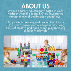 Learn & Grow writable surface accepts magnets and dry-erase markers for flexible learning.