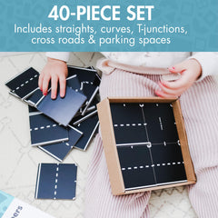 Learn & Grow road toppers T-intersections extend networks for city layouts.