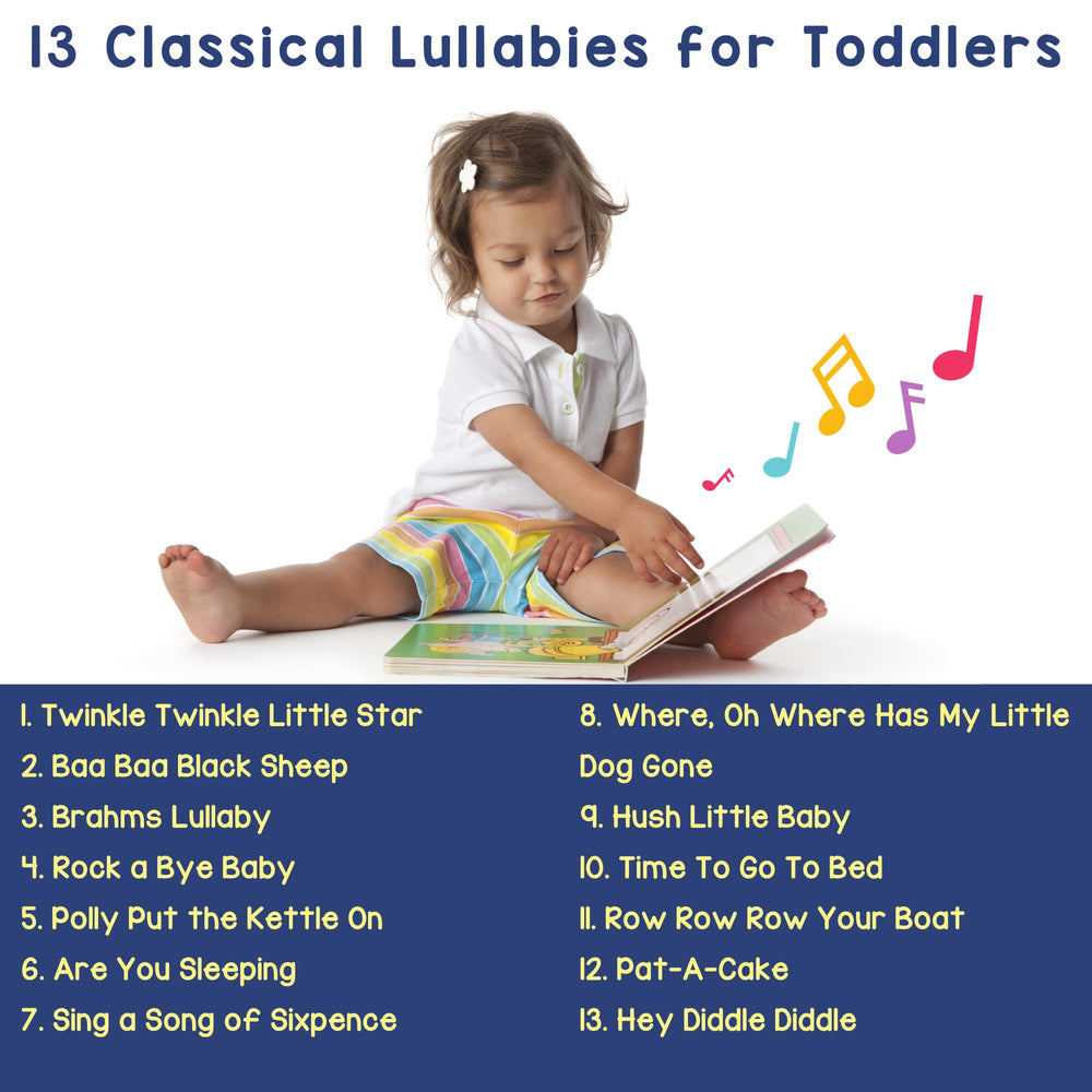 LEARNING BUGS Bedtime Songs sound buttons—easy press for interactive learning