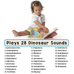 Learning Bugs Dinosaur Sound Book pages showcase sturdy design for frequent exploration.