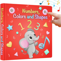 Learning Bugs numbers colors shapes book cover for engaging early learning on the go.