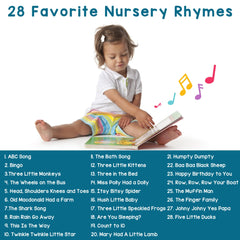 Learning Bugs Nursery Rhymes buttons play lively tunes supporting toddler learning.