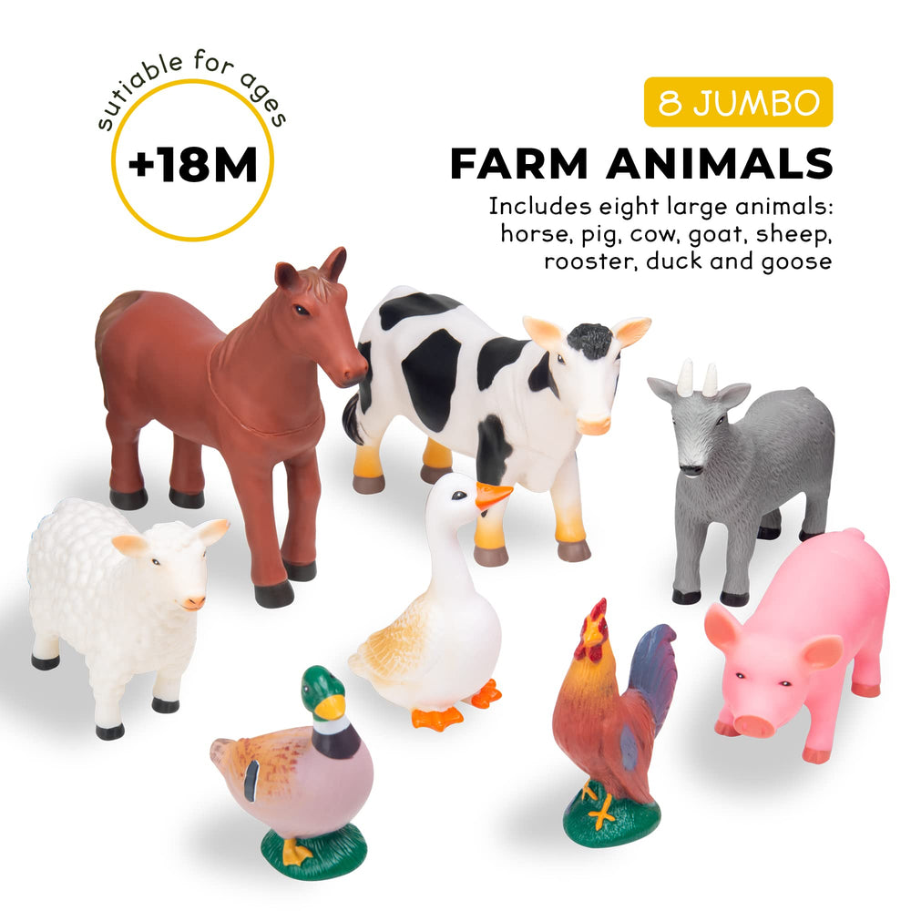 Learning Minds goose figurine for farm-themed pretend play.