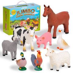 Learning Minds horse figurine for imaginative farm play and motor skills.