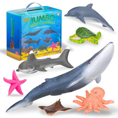 Learning Minds jumbo sea animal shark toy for imaginative play and motor skills.