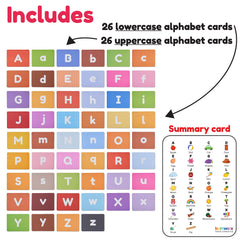 Learnworx bright design flash cards support visual development and attention
