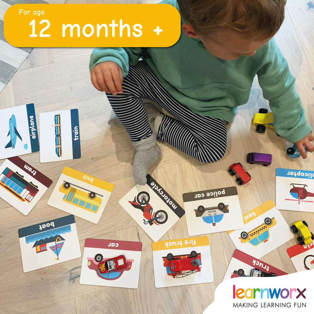 LearnWorx household objects cards for naming items around the home.
