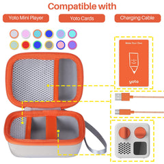 Lebakort Yoto Mini hard case side view shows color-block design.
