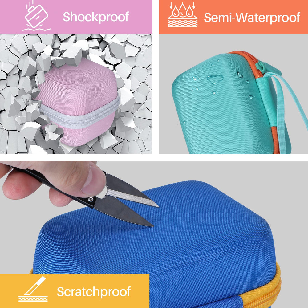 Lebakort Yoto Mini hard case velvet lining protects interior.