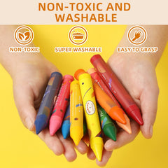 Lebze jumbo crayons designed for easy grip and confident drawing.