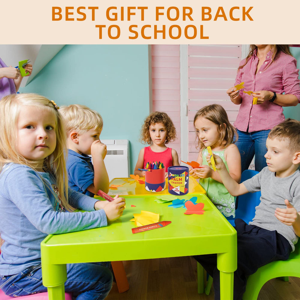 Lebze crayons in a sturdy case for quick storage and transport.