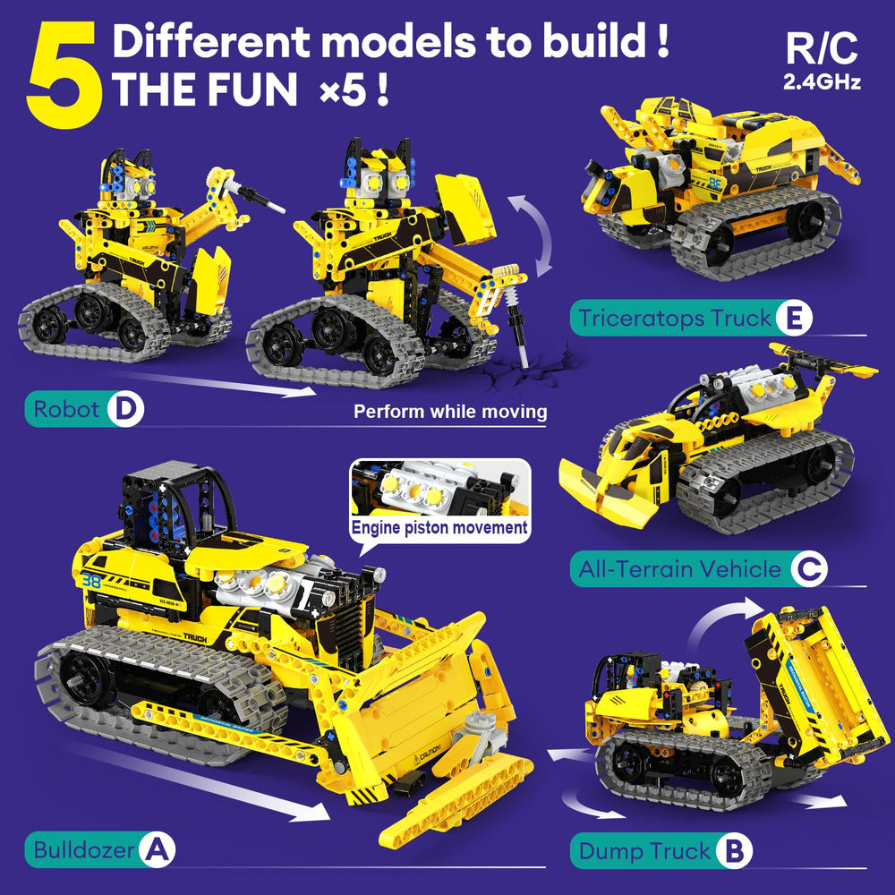 LECPOP robot model supports creative building and logical thinking