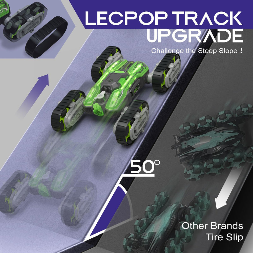 LECPOP detachable tracks provide strong grip for climbing slopes