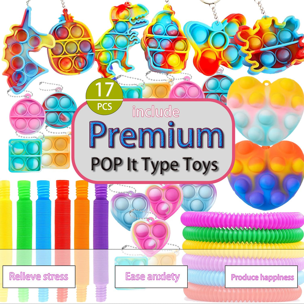 Leeche pop-it fidget assortment toys for stress relief and focus