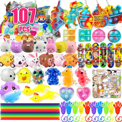 Leeche premium pop party favors collection for kids' celebrations and prizes
