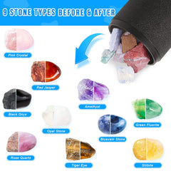 Leegol Electric Rock Tumbler Kit assembly view highlighting beginner-friendly setup.