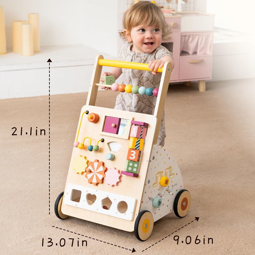 Leeshyah walker wheels – rubber wheels ensure quiet, gentle movement.