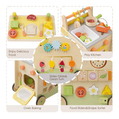 Leeshyah 3-in-1 wooden walker makes a thoughtful birthday gift for kids