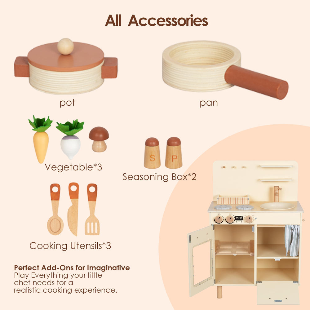 Leeshyah compact design fits small spaces for cozy pretend play