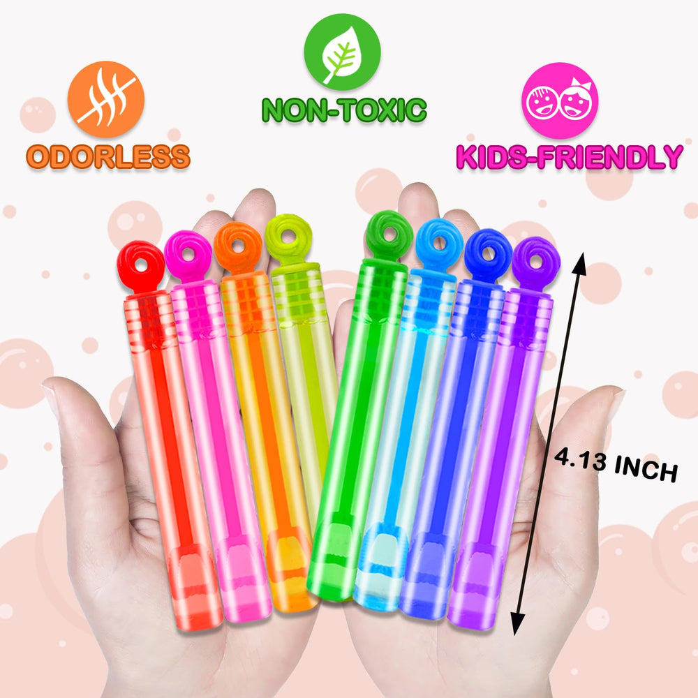Leetous pocket bubble wands at 4.2 inches for on-the-go entertainment.
