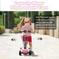 LEFELWEL 3-wheel stability helps young riders stay balanced.