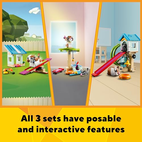 LEGO 31155 Cat play area with wheel supports playful storytelling