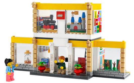 LEGO 40574 official store 2-tier display for imaginative play and display.