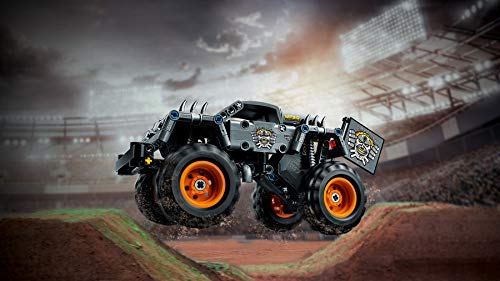 Pull-back action showcases easy, fast play with the truck.