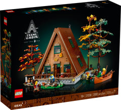 LEGO Ideas A-Frame Cabin illustrated instruction booklet included