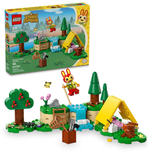 LEGO Animal Crossing Bunnie’s Outdoor Activities tent for cozy storytelling play