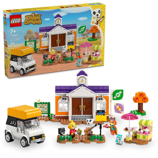 LEGO Animal Crossing KK Concert Plaza build for imaginative play and display