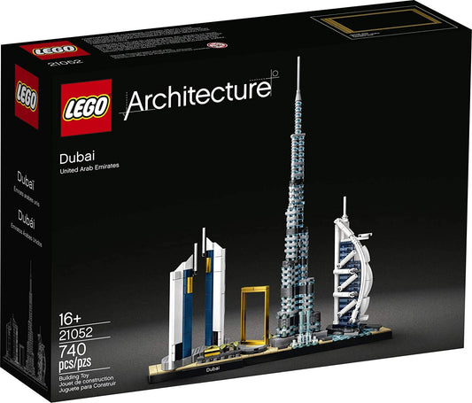 LEGO Architecture Dubai skyline Burj Khalifa model for desk display