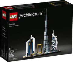 LEGO Architecture Dubai skyline Burj Khalifa model for desk display