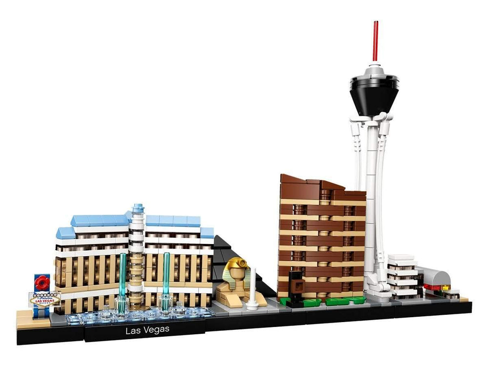 LEGO Architecture Las Vegas Stratosphere Tower model for display and skyline appreciation projects.