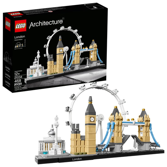 LEGO Architecture London Skyline 21034 National Gallery detail ideal for desk display.