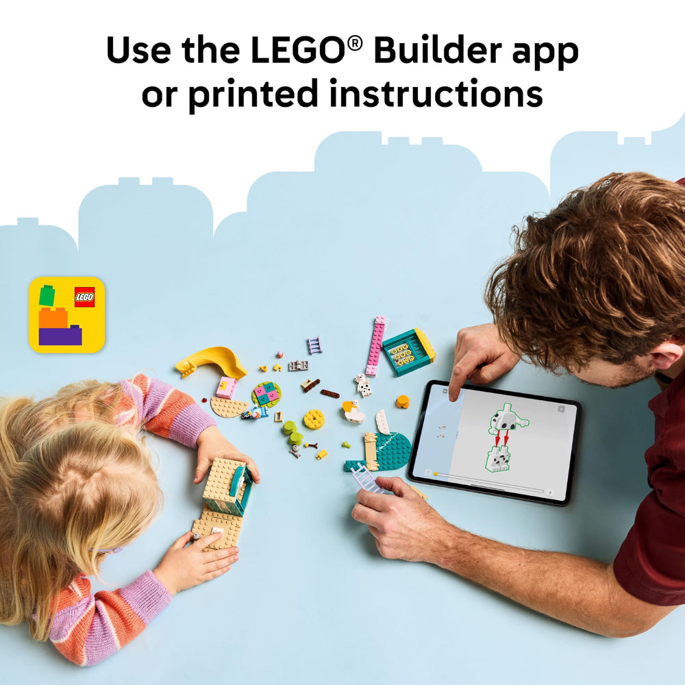 LEGO Bluey Playground tower with telescope invites exploration and discovery