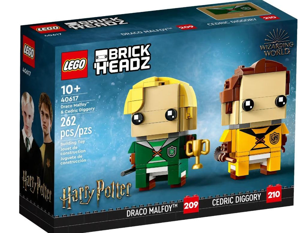 LEGO BrickHeadz Cedric Diggory figure for display and collection.