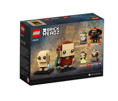 LEGO BrickHeadz Frodo base display makes a neat shelf centerpiece.
