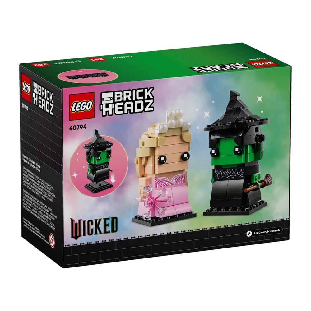 LEGO BrickHeadz baseplate keeps Elfaba and Grinda steady during display