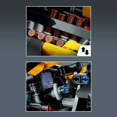 LEGO Bugatti Bolide W16 engine assembly demonstrates authentic engineering play